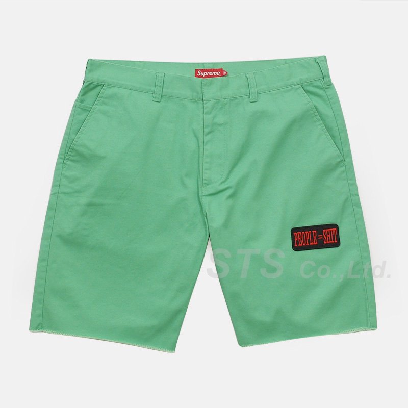 Supreme People Shit Work Short 34 カーキ | hartwellspremium.com