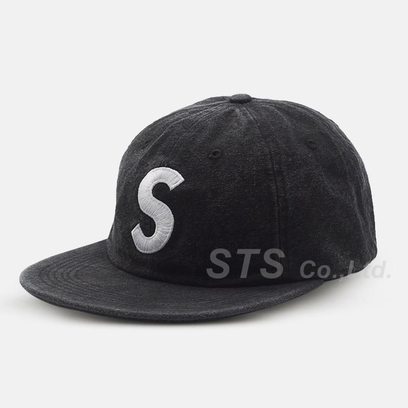 ブルー×レッド Supreme Washed S Logo 6-Panel Cap Ωα - 通販 - www