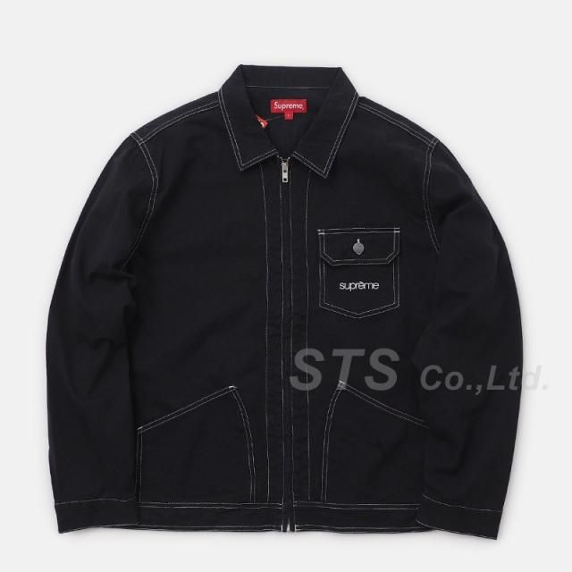 Supreme - Contrast Stitch Work Jacket