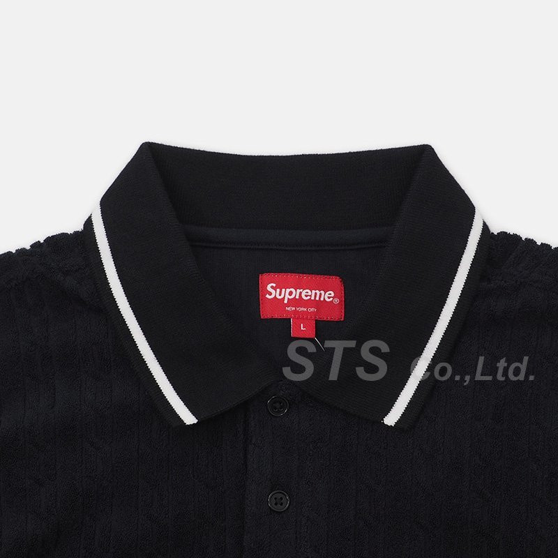 Supreme - Cable Knit Terry Polo - UG.SHAFT