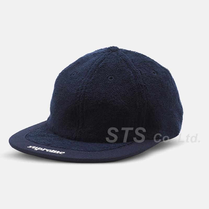 オンライン購入品】Terry visor Logo 6-Panel Navy-