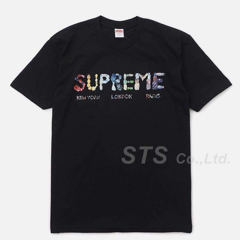 SUPREME ROCKS TEE BLACK XL