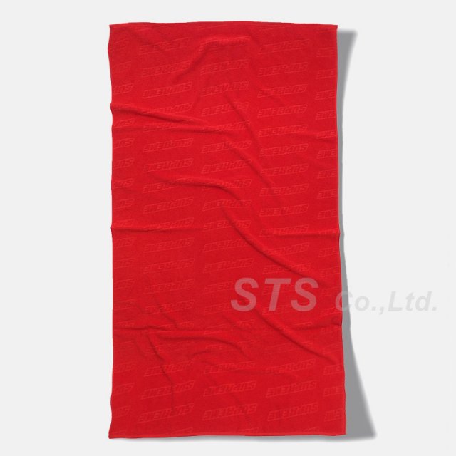 Supreme - Debossed Logo Beach Towel