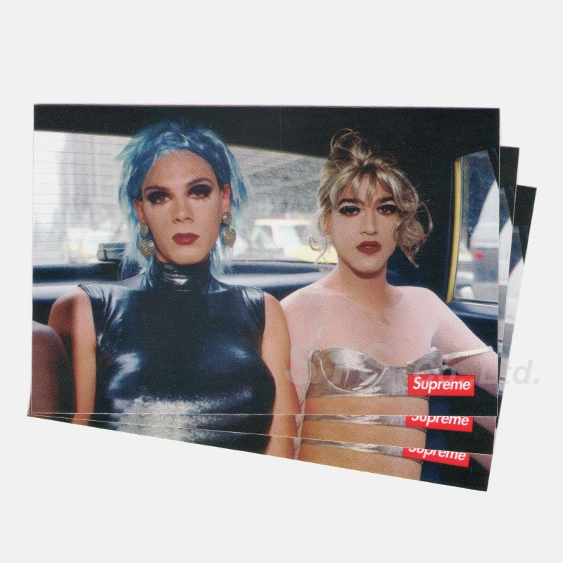 Supreme nan hot sale goldin sticker