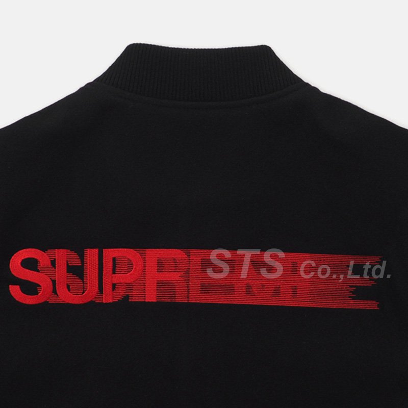 Supreme - Motion Logo Varsity Jacket - UG.SHAFT