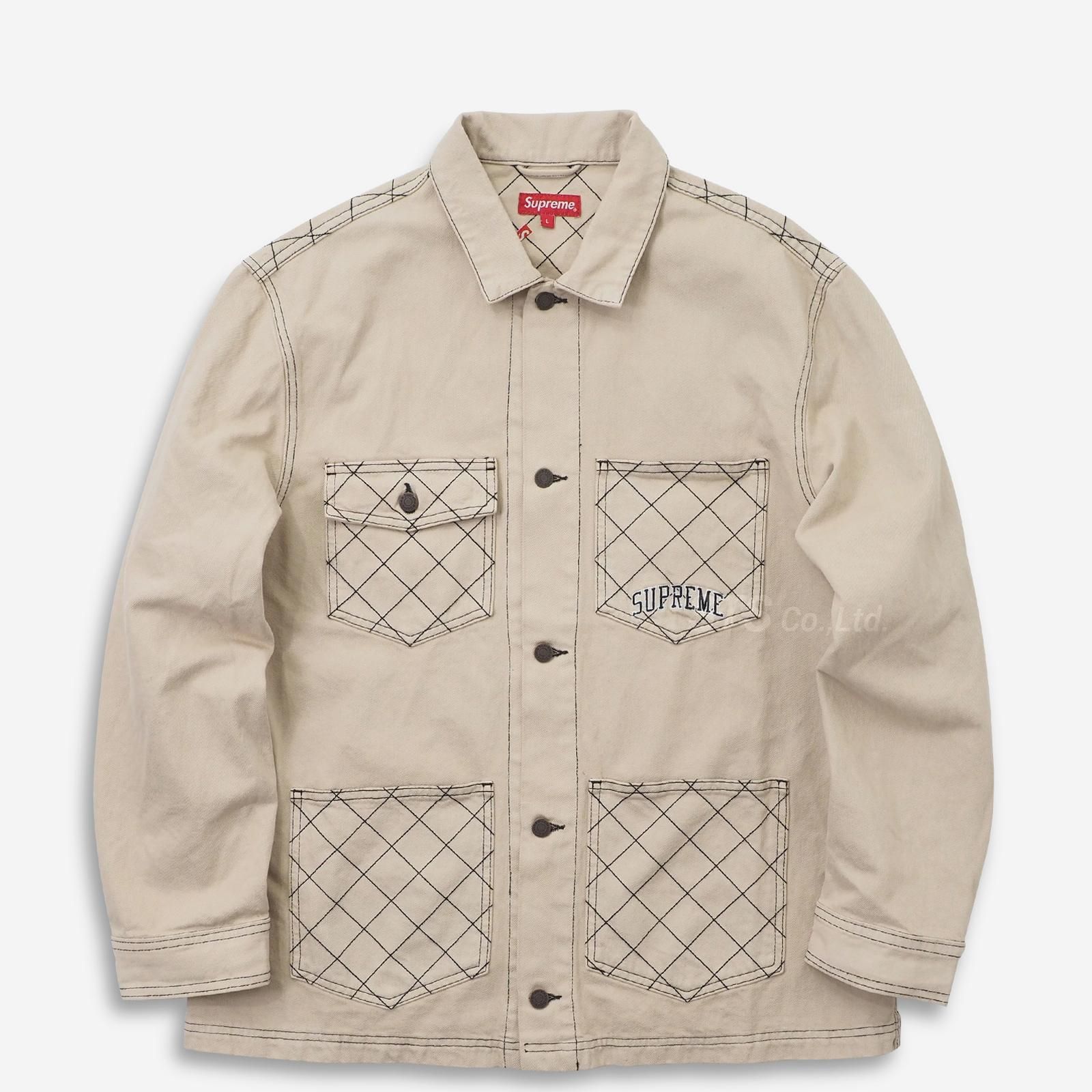 supreme Diamond Stitch Denim Chore Coat | www.causus.be