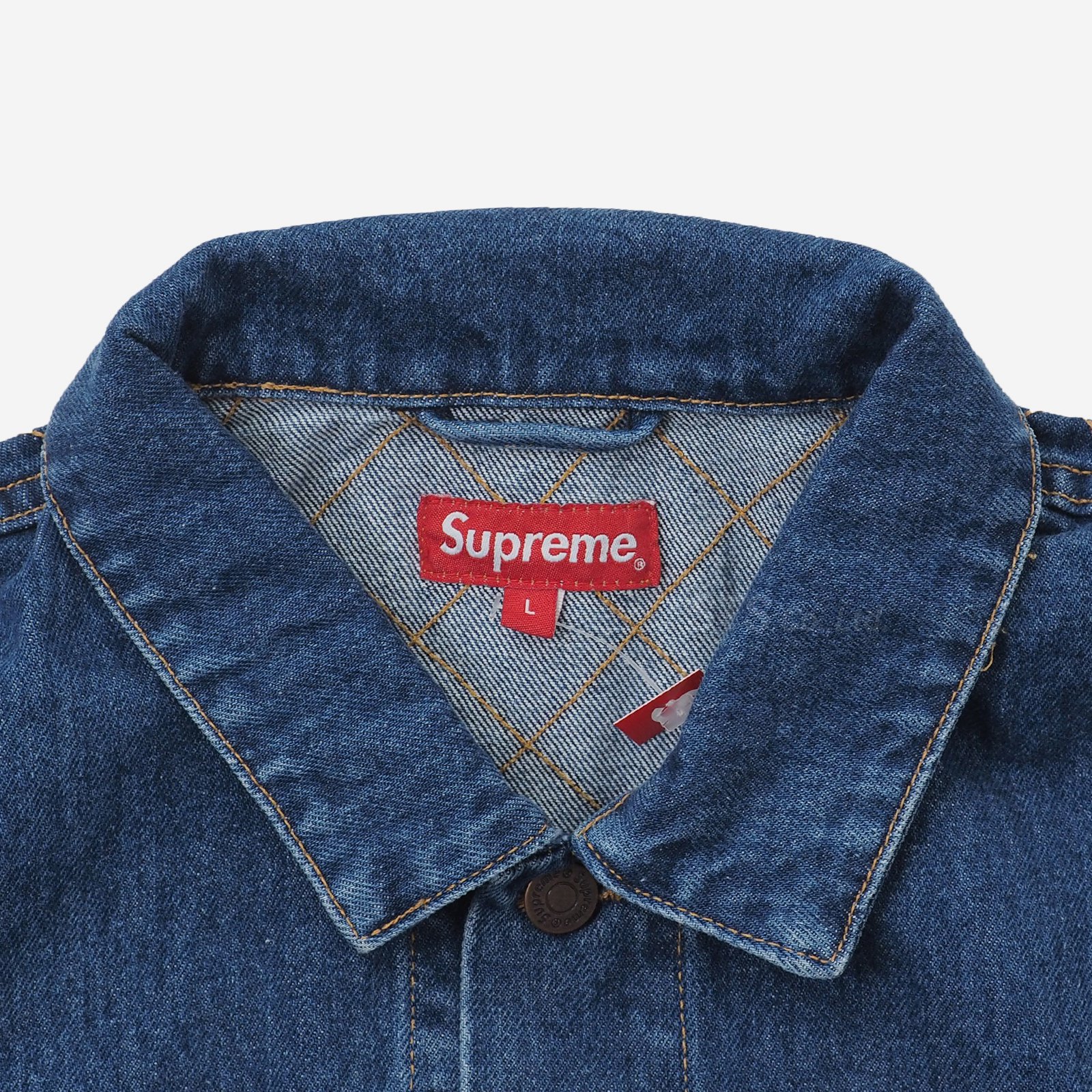 Supreme - Diamond Stitch Denim Chore Coat - UG.SHAFT