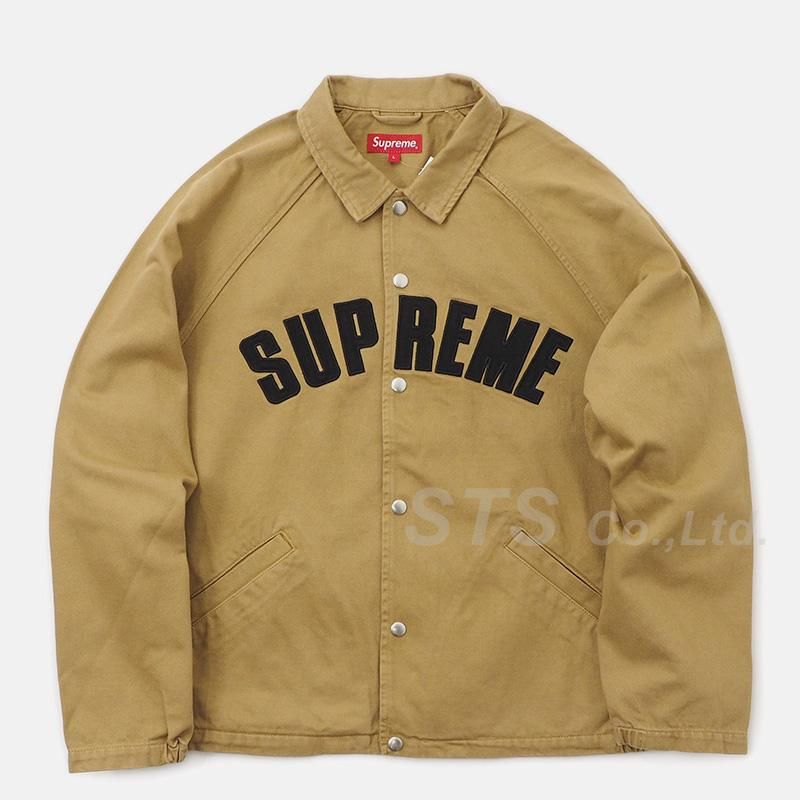 Supreme Snap Front Twill Jacket アーチロゴ | www.trevires.be