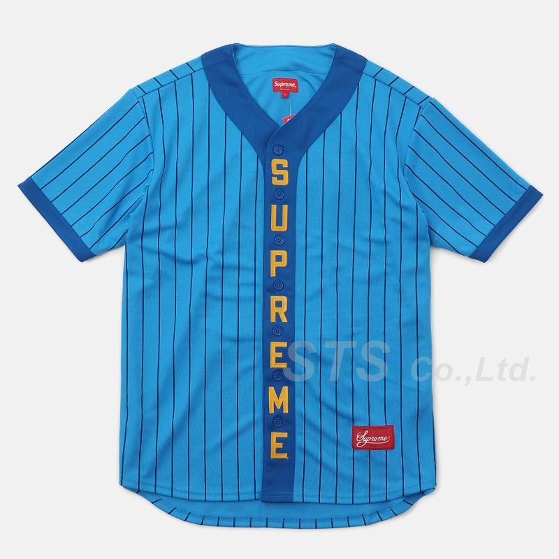 Supreme - Vertical Logo Baseball Jersey - UG.SHAFT