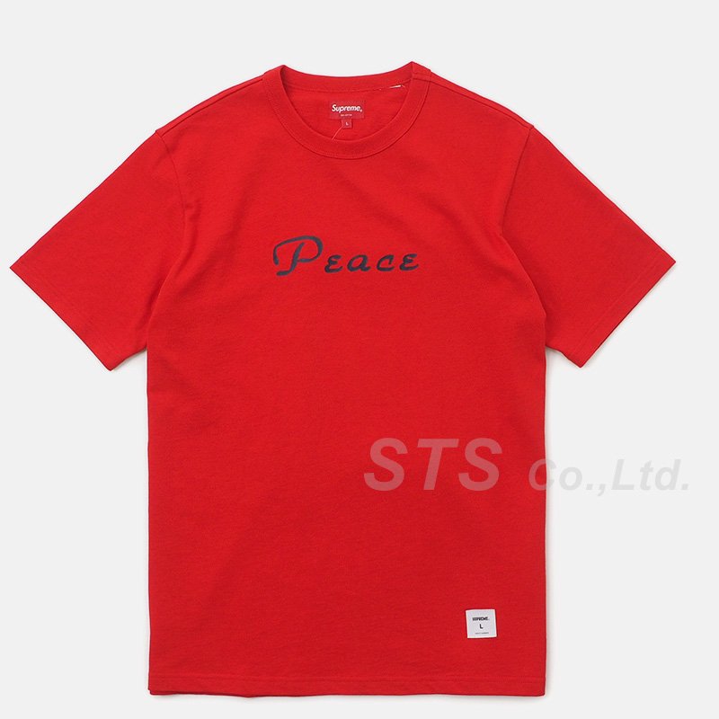 【新品未使用】Supreme：Peace S/S Top ピース Tシャツ