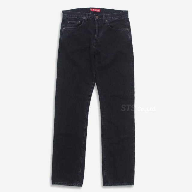Supreme - Stone Washed Black Slim Jean