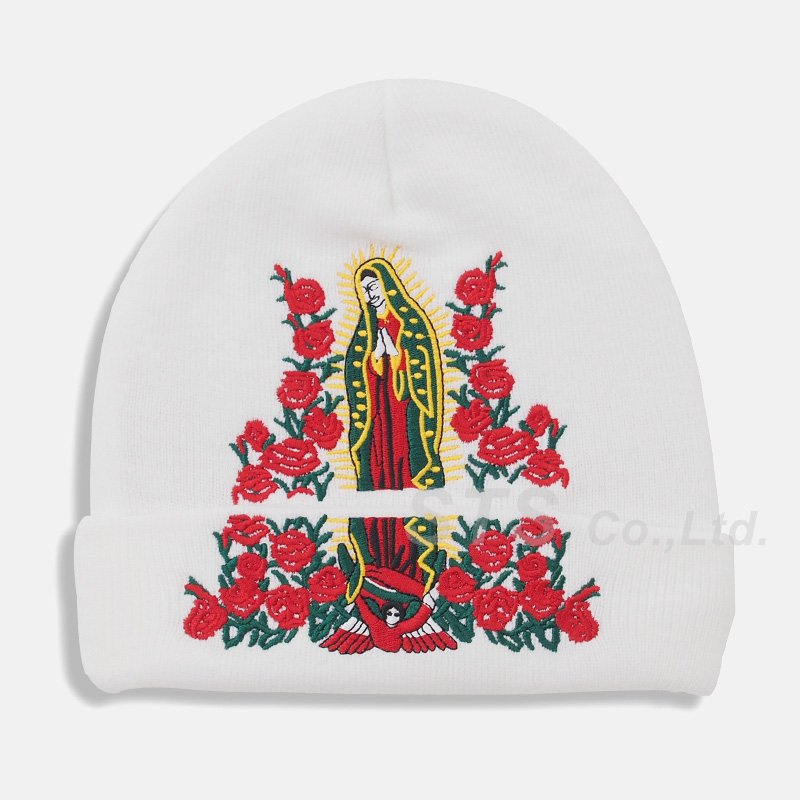 稀少】Supreme Guadalupe Beanie マリア 白-