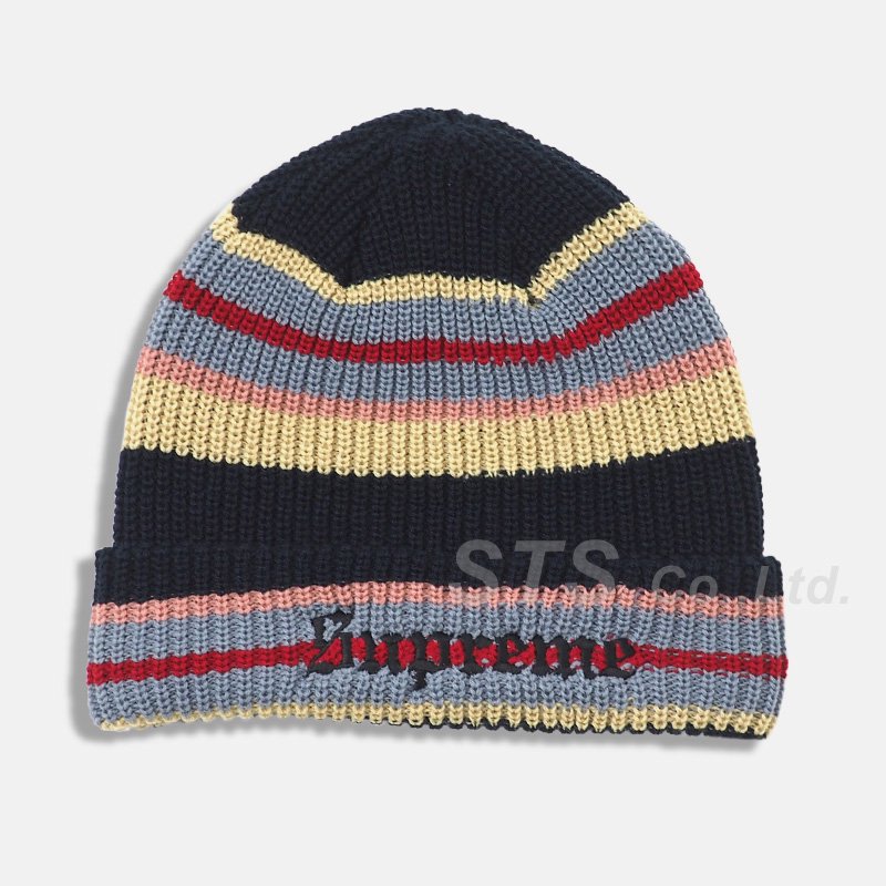 Supreme - Bright Stripe Beanie - UG.SHAFT