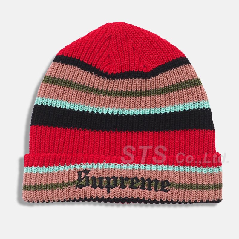 Supreme - Bright Stripe Beanie - UG.SHAFT