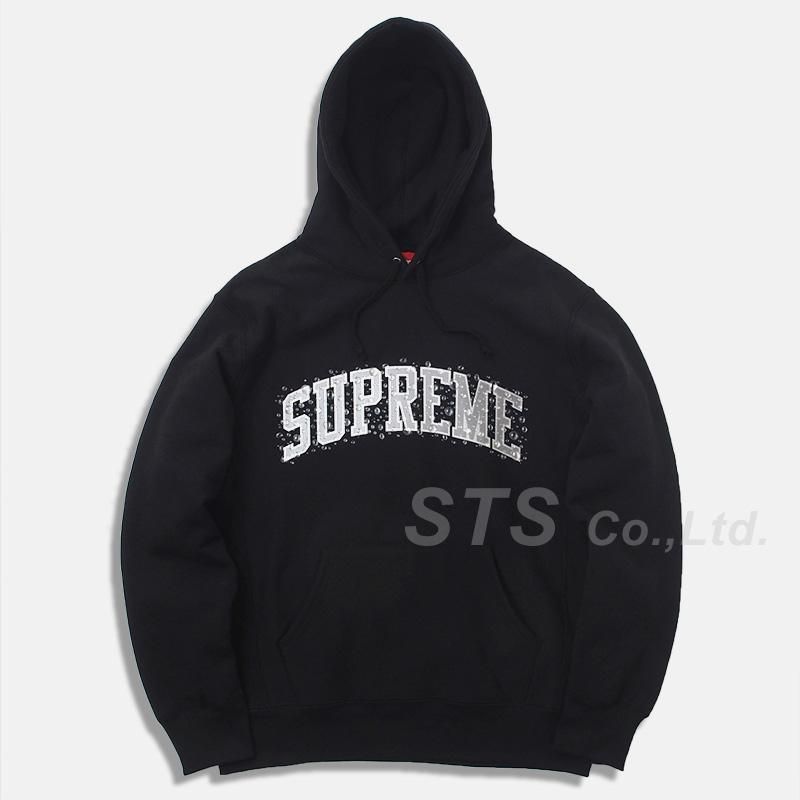 supreme water arc hooded sweatshirt