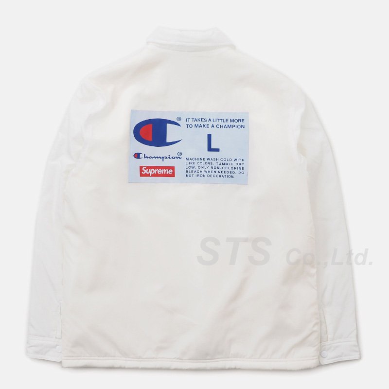 シュプリームSupreme × Champion  Label Coaches Jacket