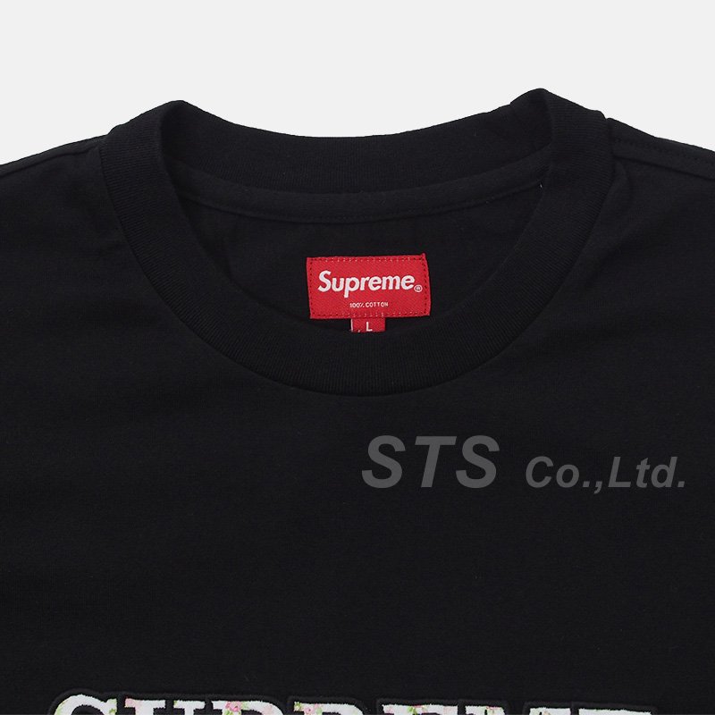 Supreme 18aw Floral Logo Tee 正規品 Tシャツ