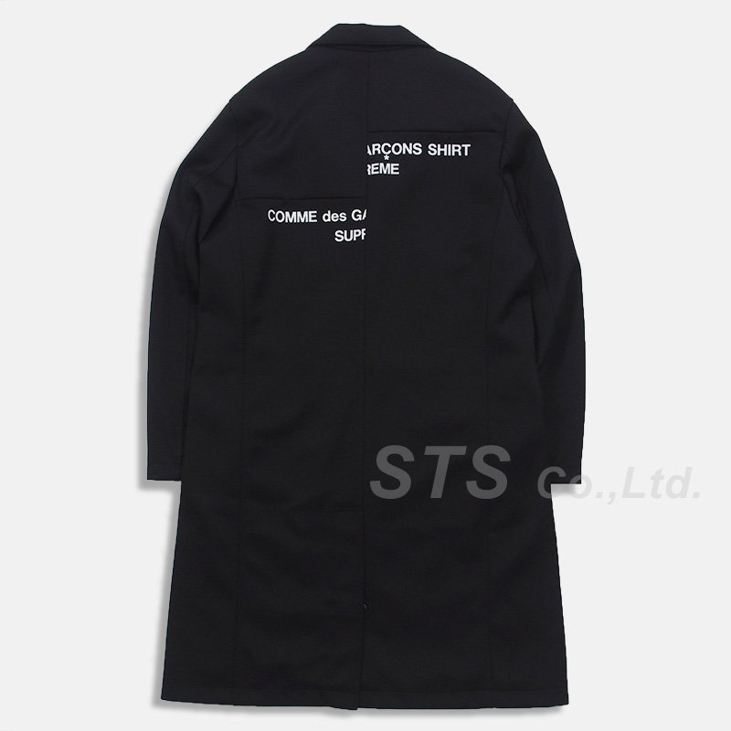 supreme comme des garcons WOOL OVER COATsup