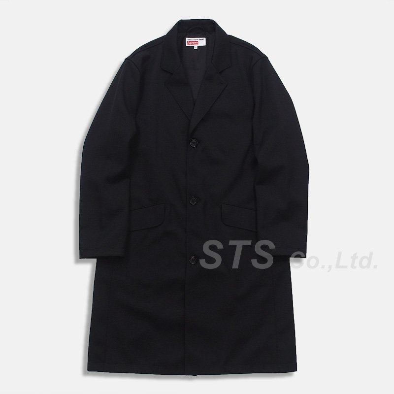 Supreme/Comme des Garcons SHIRT Wool Overcoat - UG.SHAFT