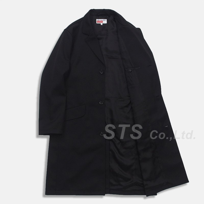 Supreme commended garçons shirt coat 黒s