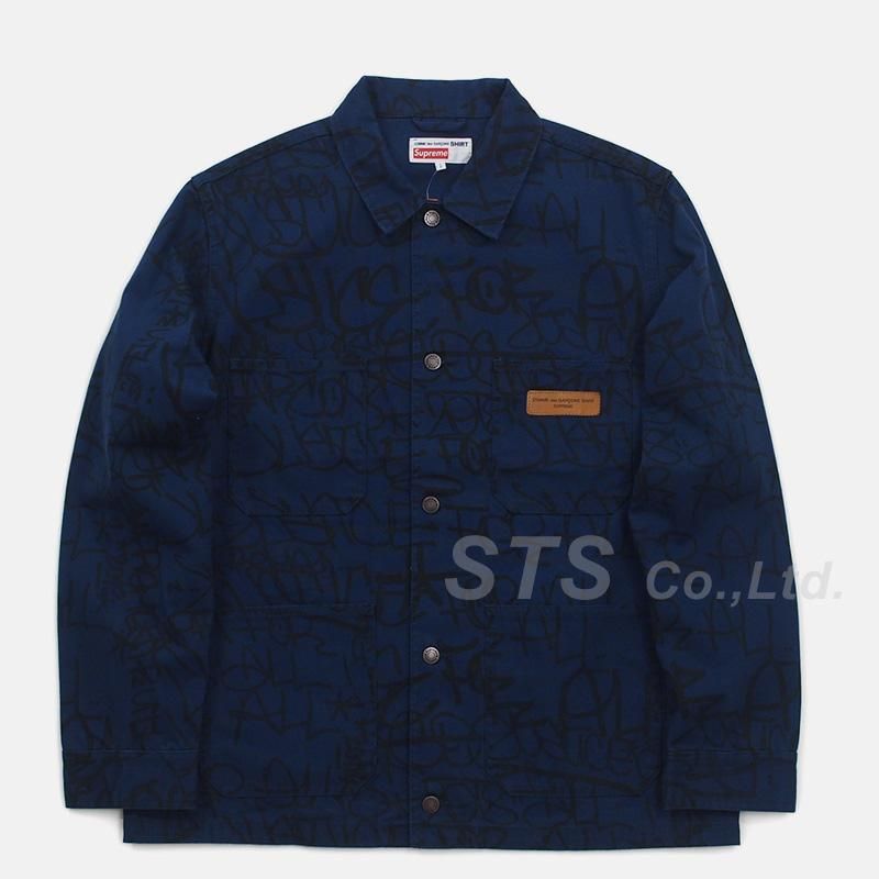 Supreme GarçonsSHIRT Canvas Chore Coat着丈67cm