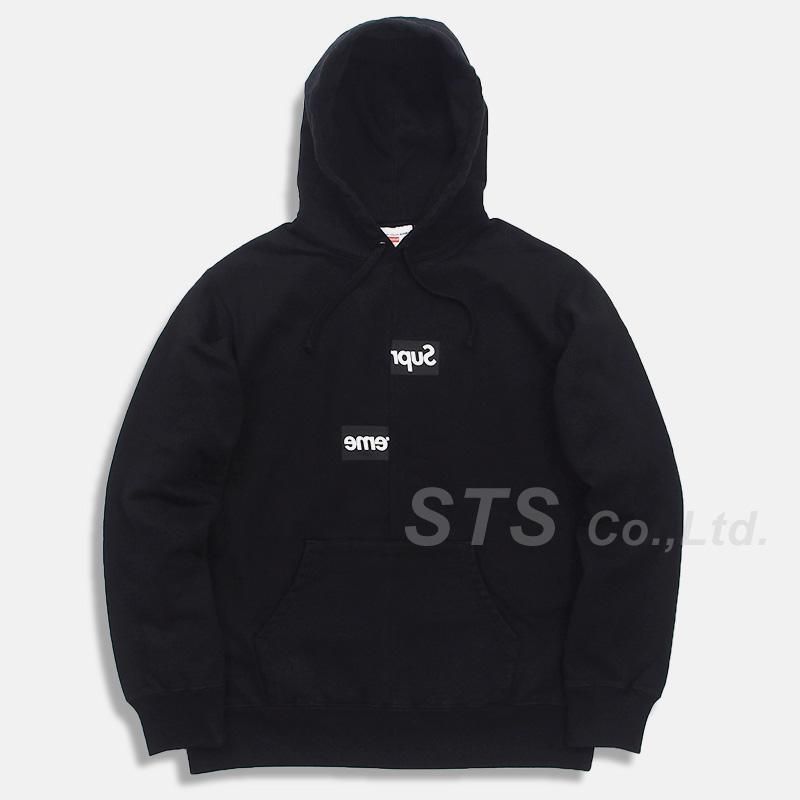 パーカーSupreme Garcons Split Box Logo Hooded