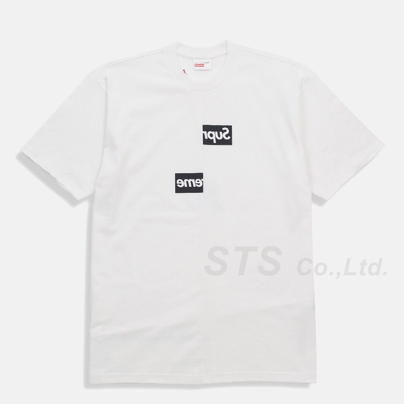 Supreme/Comme des Garcons SHIRT Split Box Logo Tee - UG.SHAFT