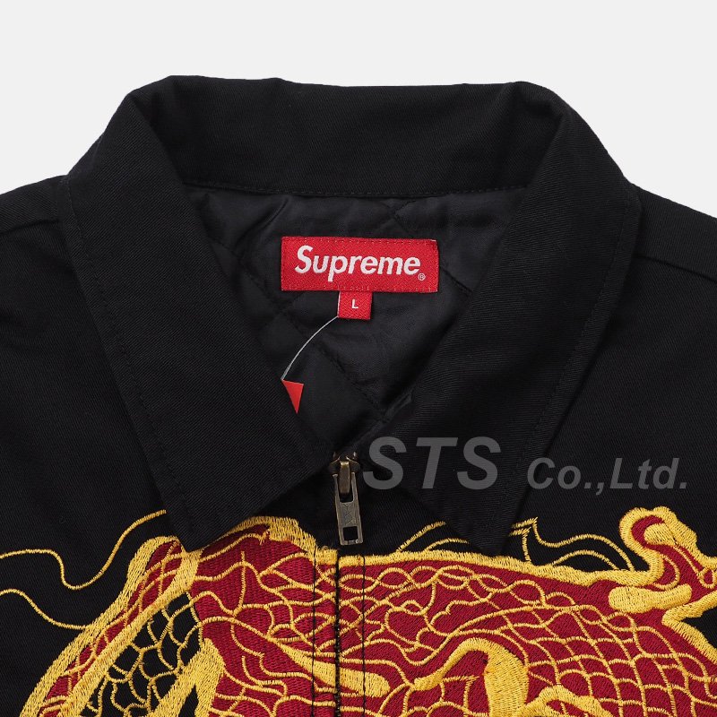 Sサイズ Supreme Dragon Work Jacket Black