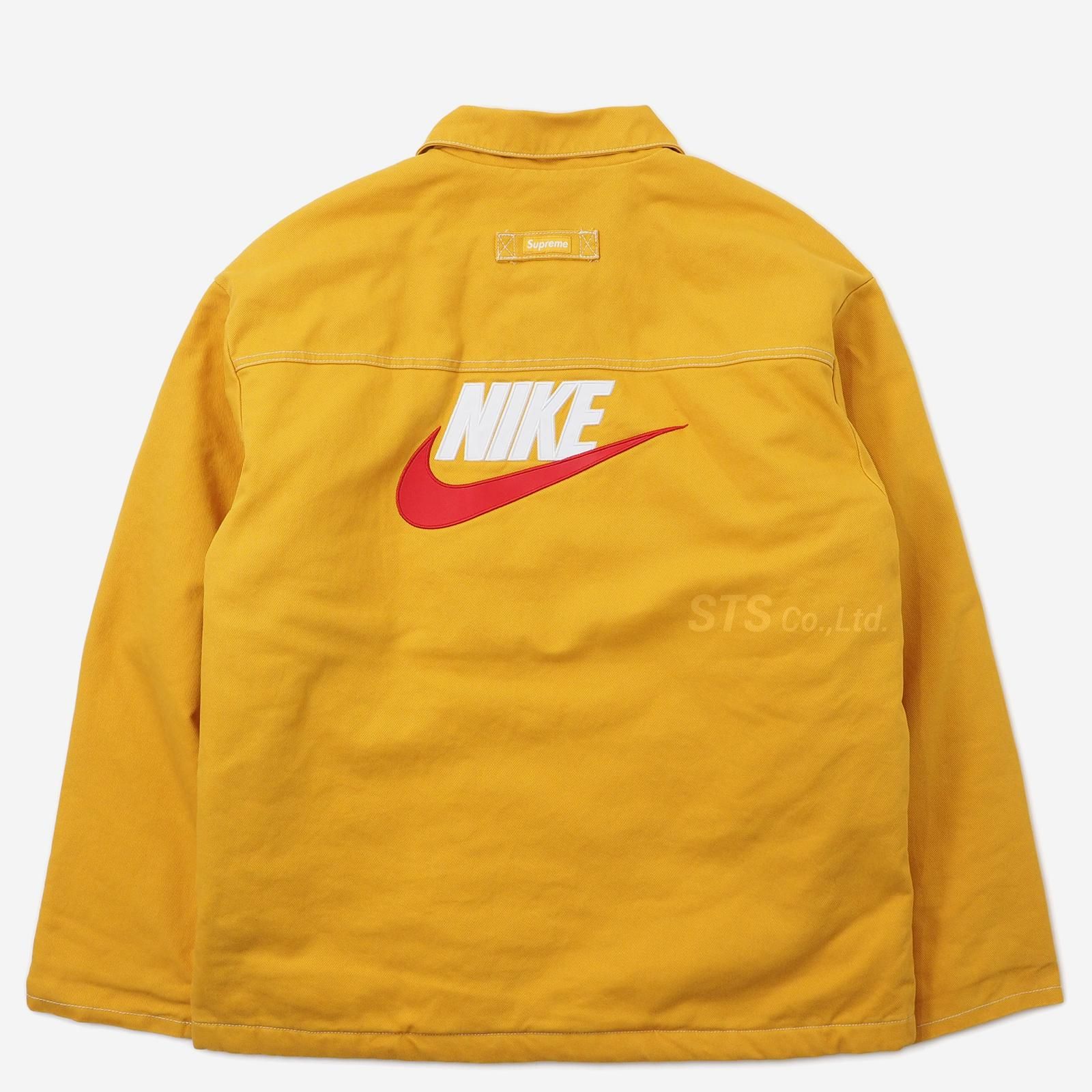 【M】18 Supreme Nike double zip up  jacket