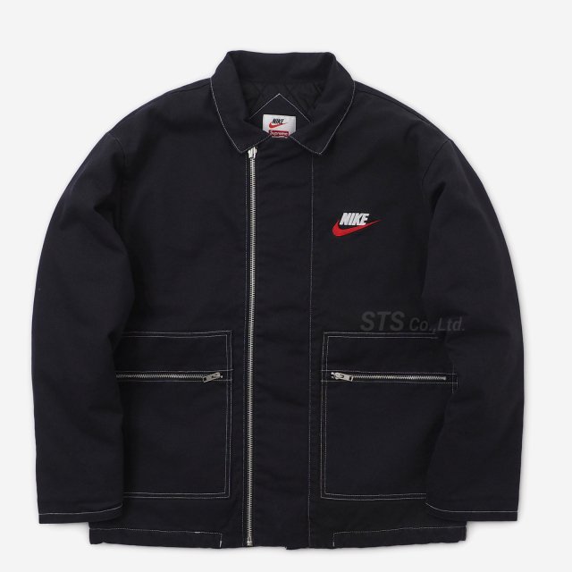 Supreme/Nike Double Zip Quilted Work Jacket