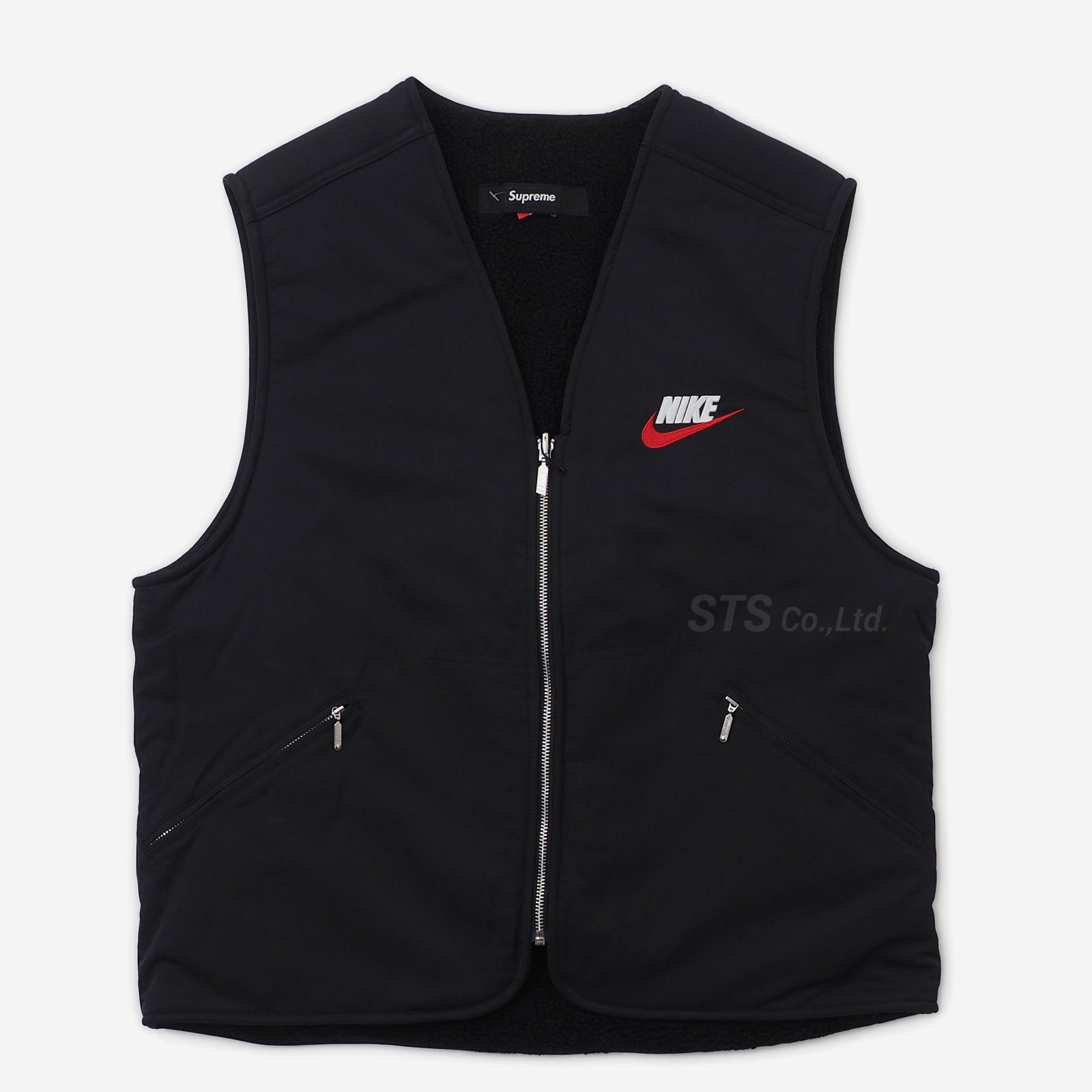 Supreme/Nike Reversible Nylon Sherpa Vest - UG.SHAFT