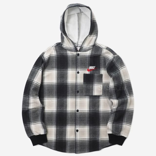 Supreme/Nike Plaid Hooded Sweatshirt