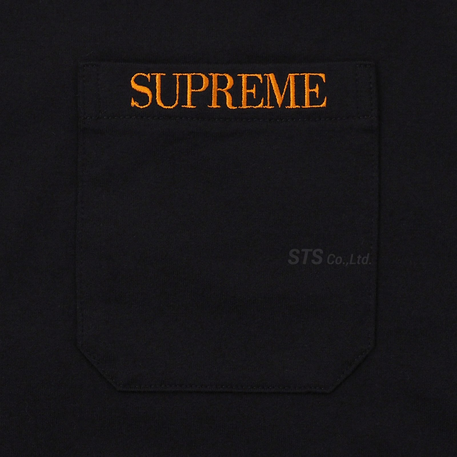 Supreme - 新品 18AW Supreme Embroidered Pocket Tee 白の+