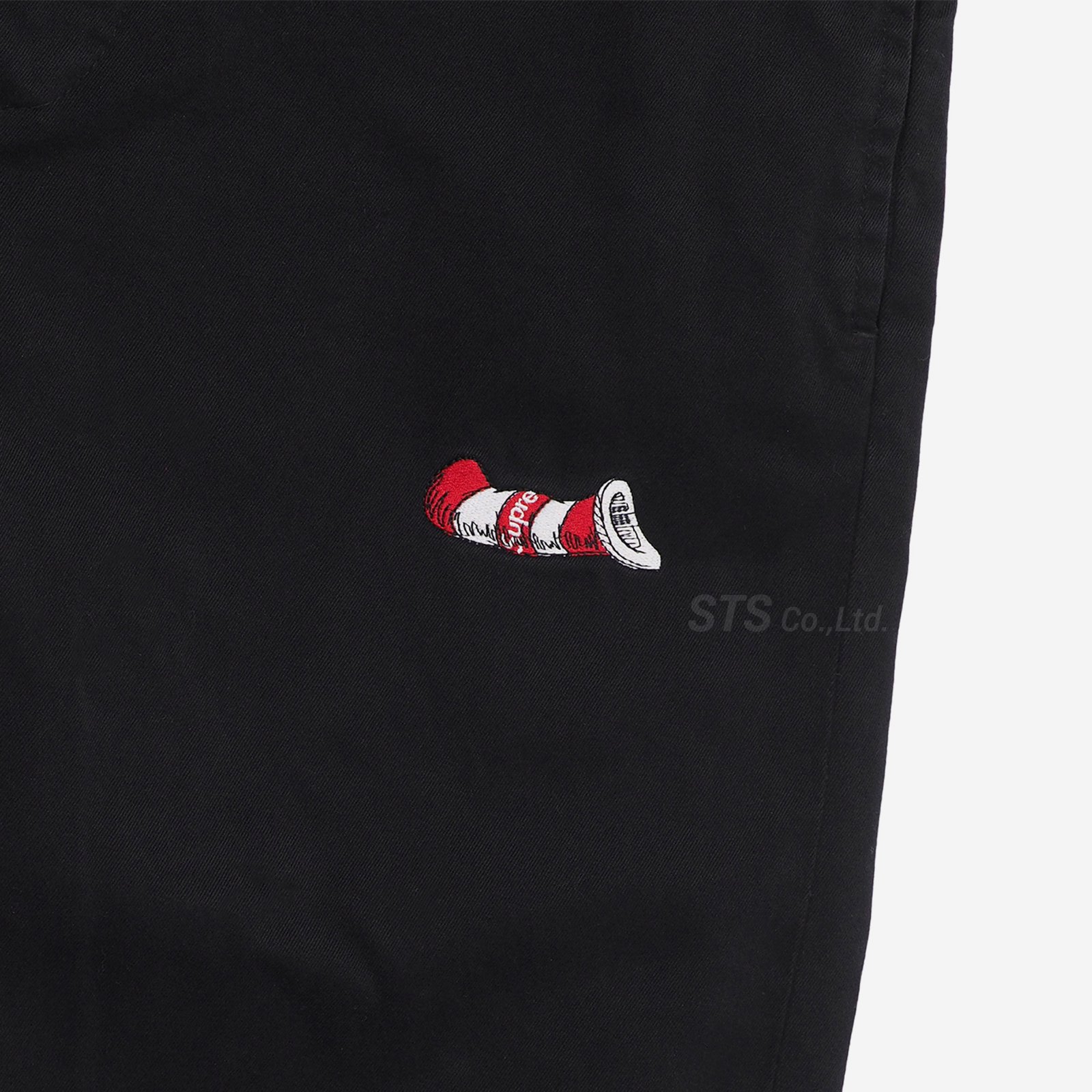 supreme cat in the hat chino pants kahki