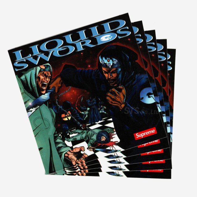 Supreme - Liquid Swords Sticker