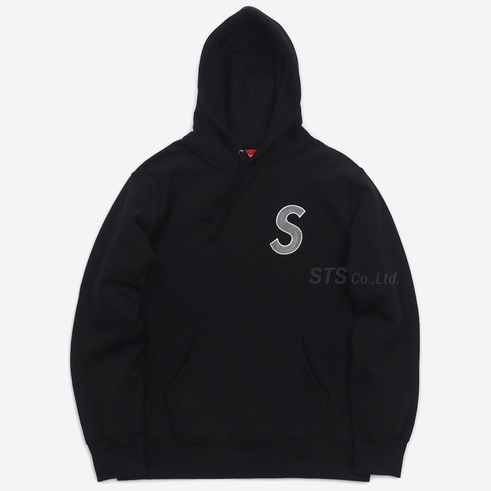 supreme s logo hooded sweatshirt