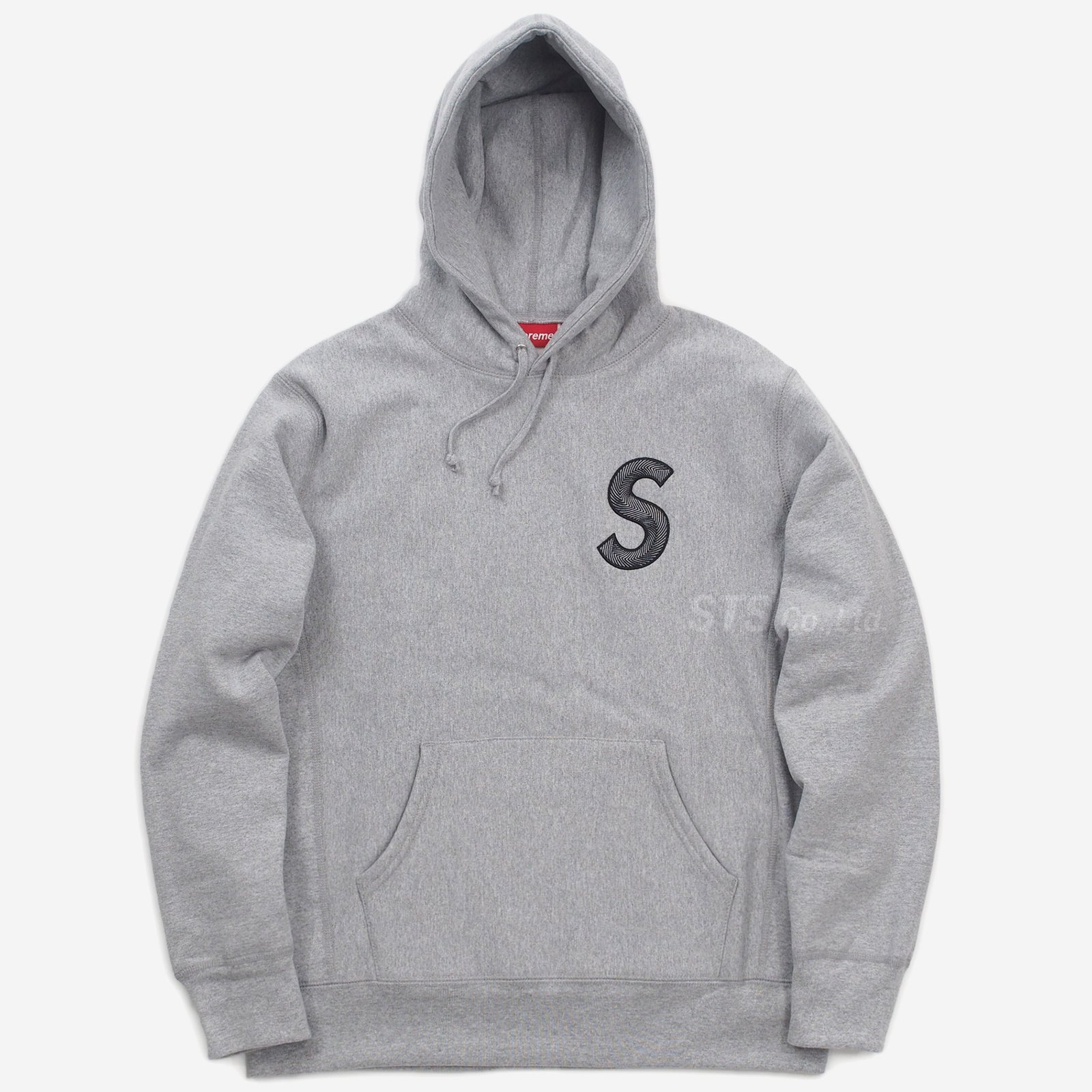 18aw Supreme S Logo Hooded Sweatshirt 灰L