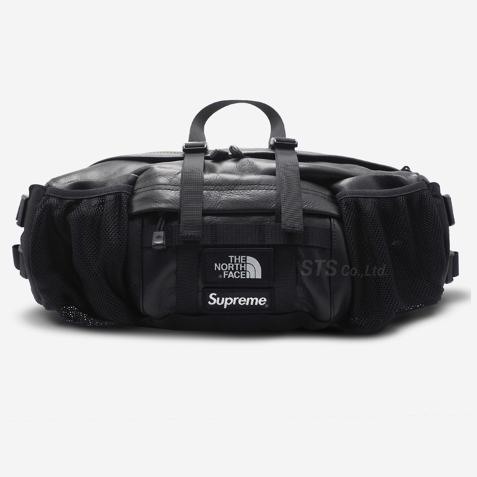 送料込 Supreme Leather Mountain Waist Bag