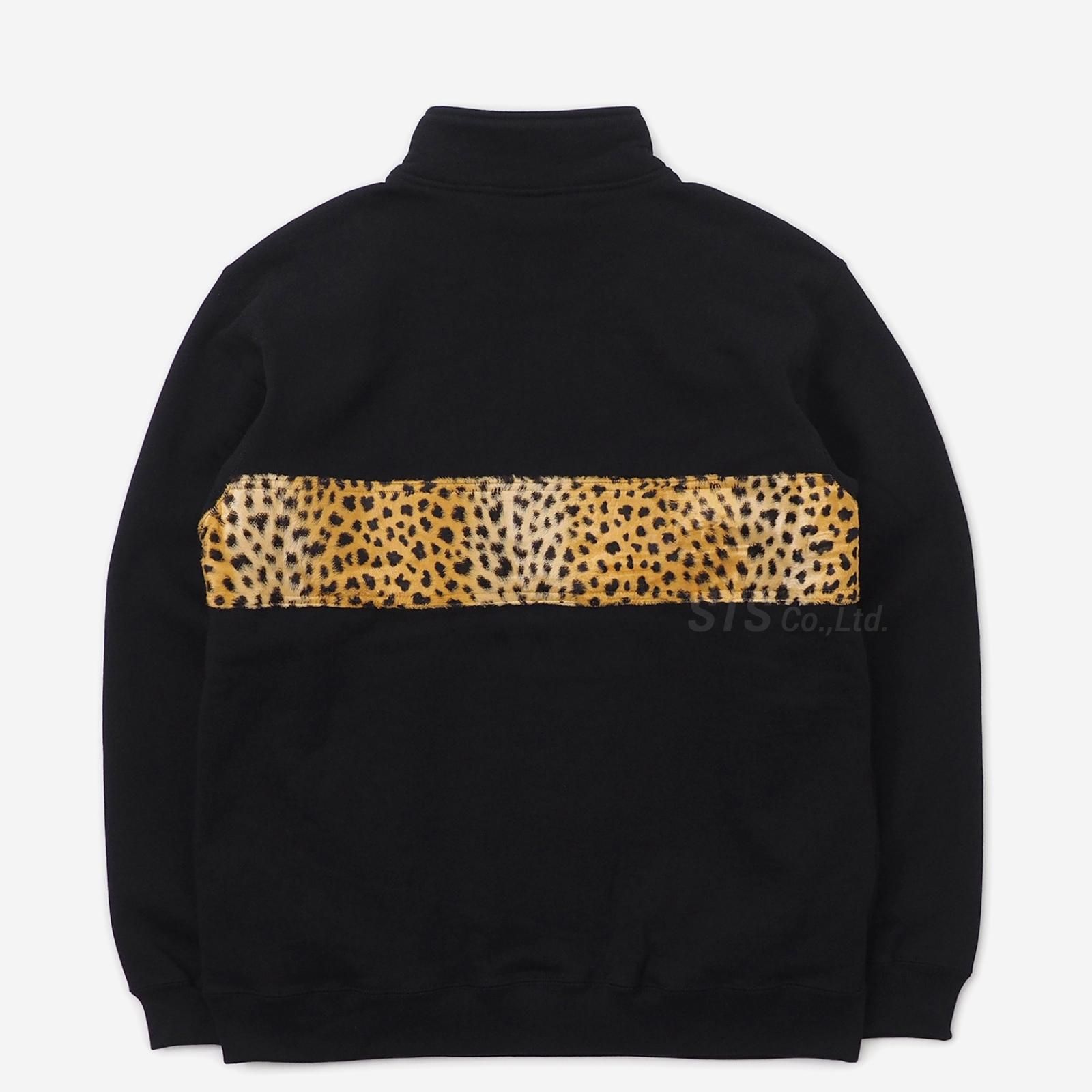 Leopard Panel Half Zip Sweatshirt 専用