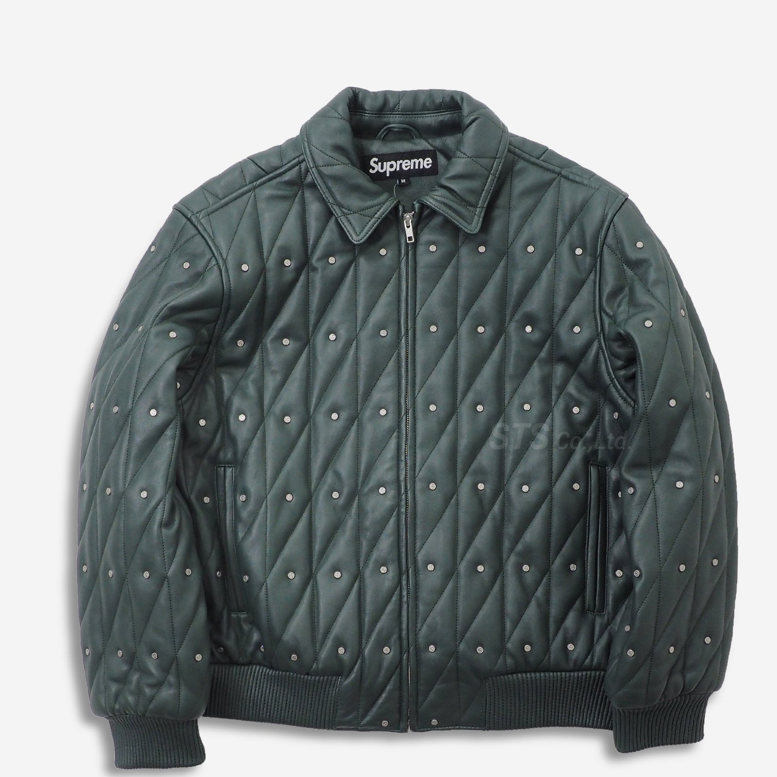 Supreme - Quilted Studded Leather Jacket - UG.SHAFT