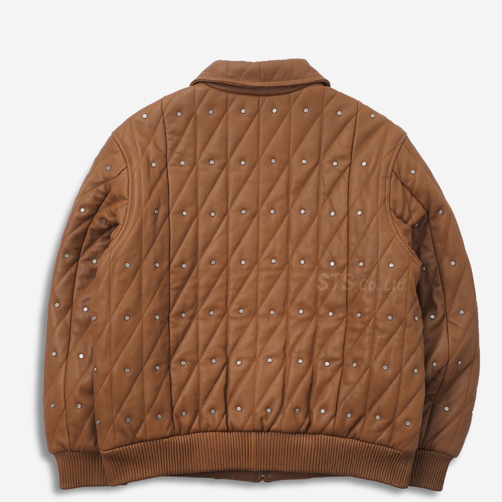 Supreme - Quilted Studded Leather Jacket - UG.SHAFT