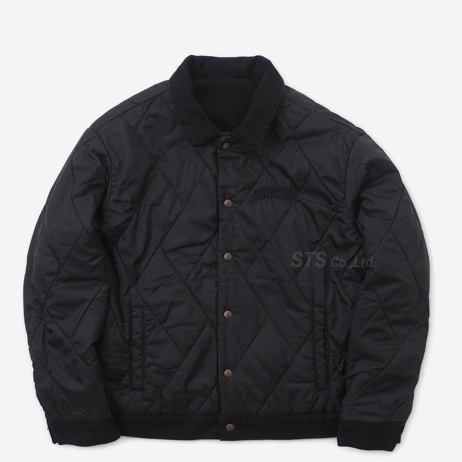 Supreme levi's quilted reversible deals trucker jacket