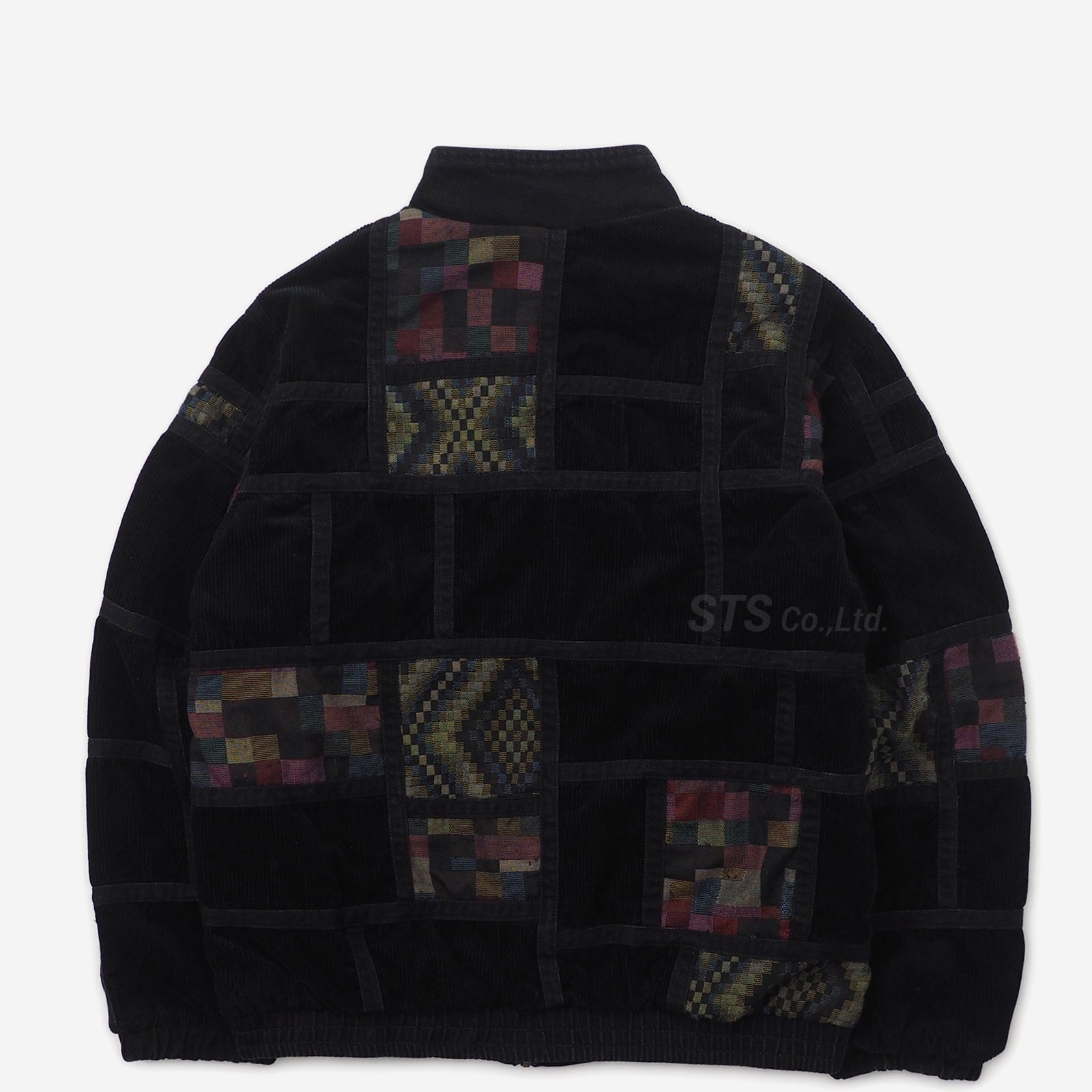 supreme corduroy patchwork denim jacket