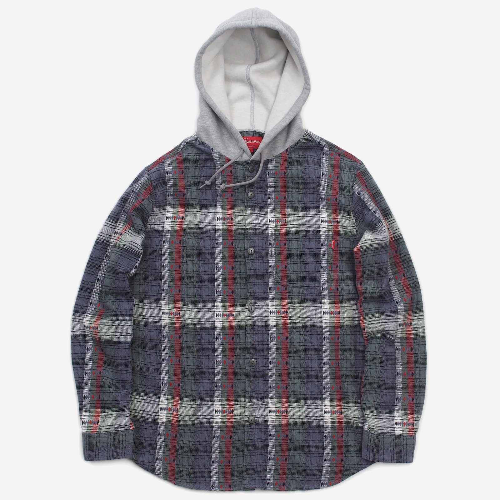 Supreme - Hooded Jacquard Flannel Shirt - UG.SHAFT