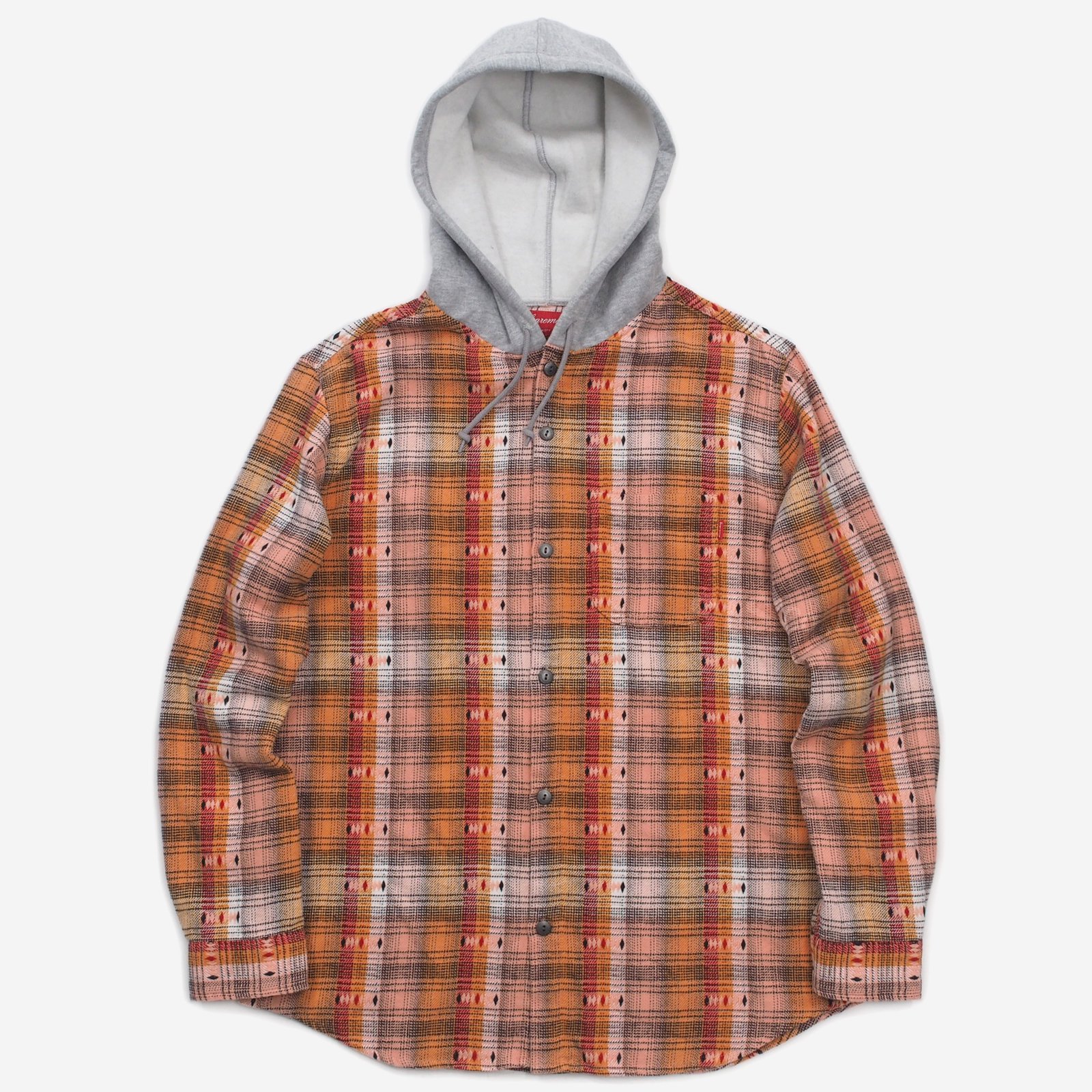 Supreme   Hooded Jacquard Flannel Shirt   UG.SHAFT