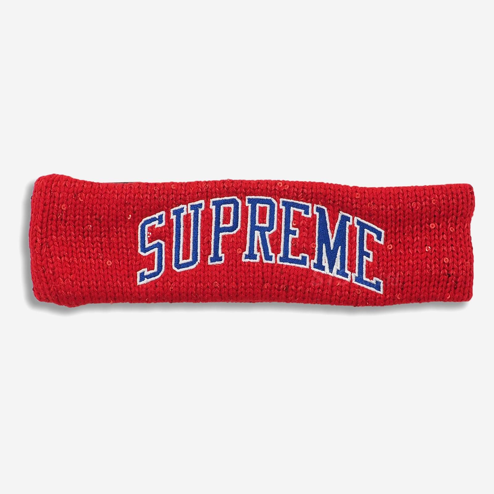 Supreme New Era Sequin Arc Logo Headband