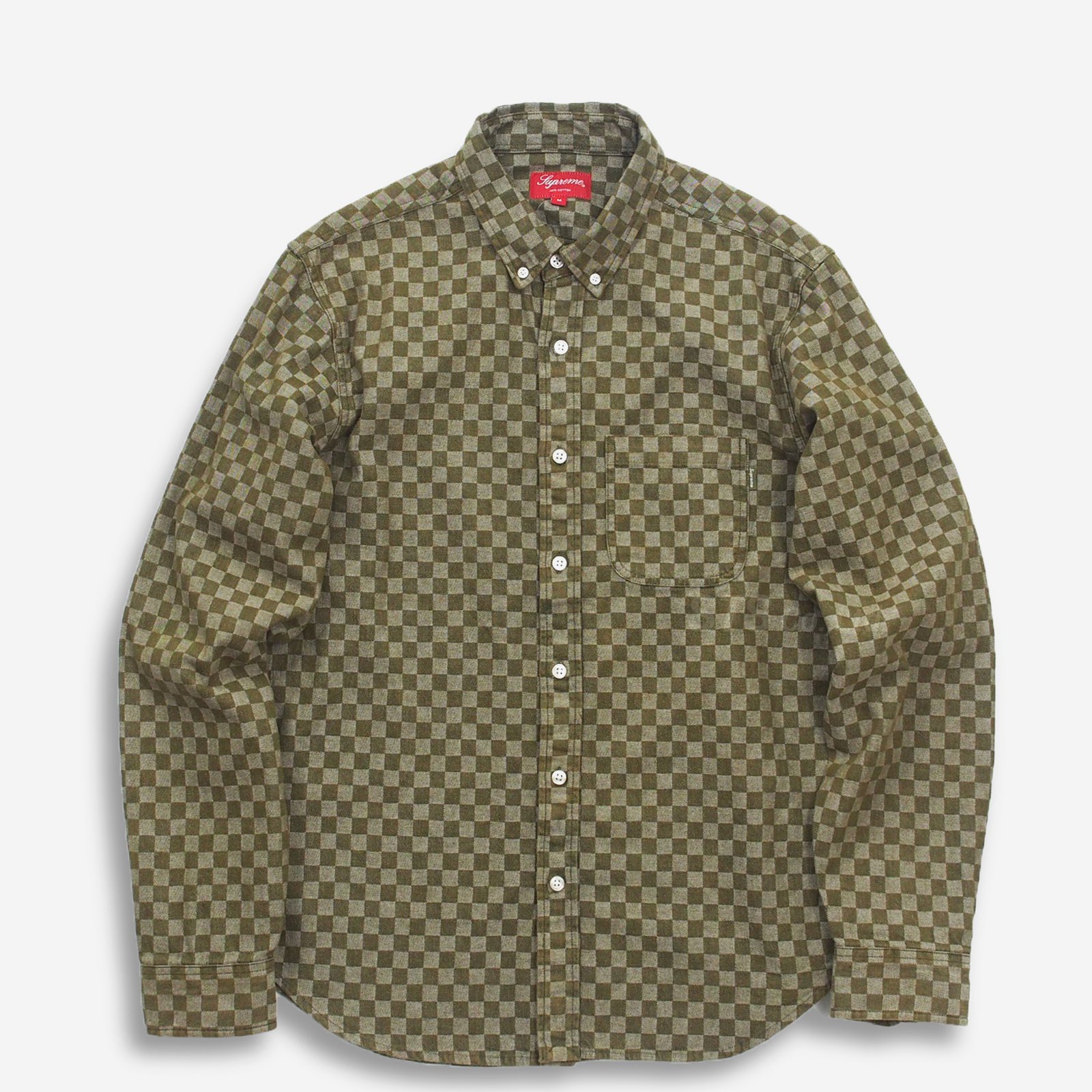 Supreme Checkered Denim Shirt  サイズM
