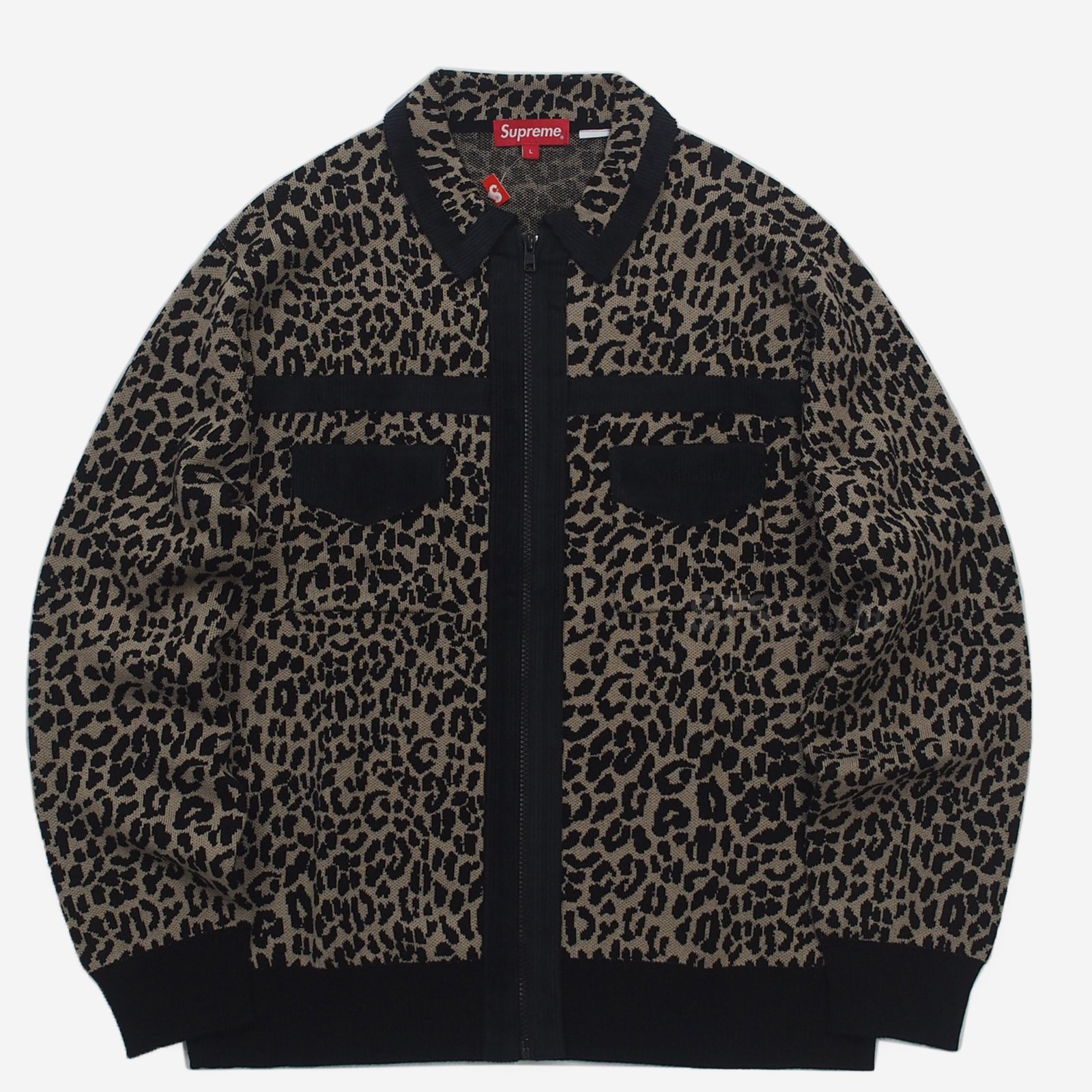 Supreme Corduroy Detailed Zip Sweater