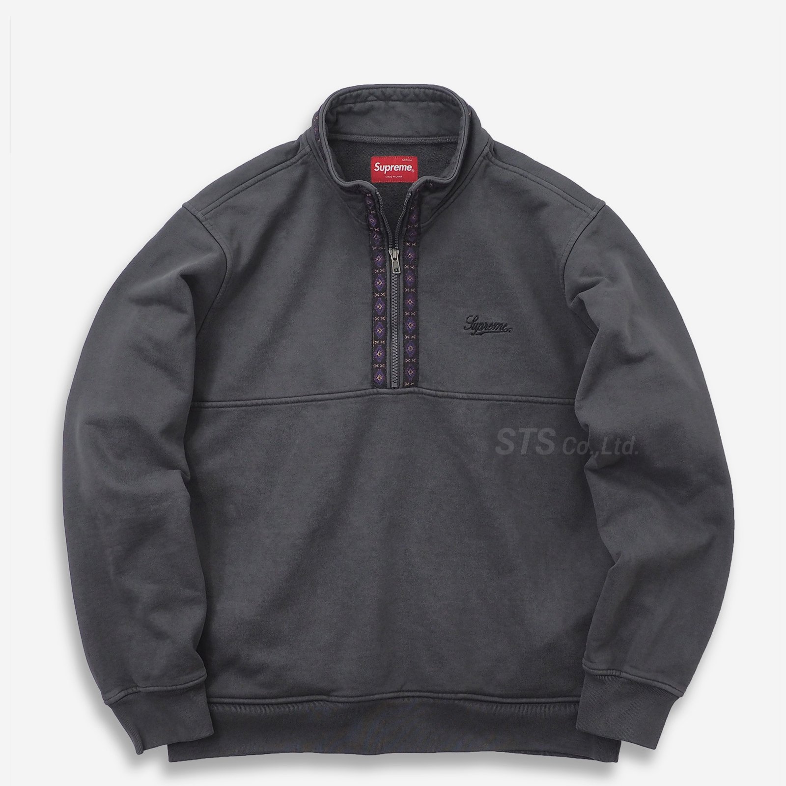 Supreme - Overdyed Half Zip Up Sweatshirt - UG.SHAFT