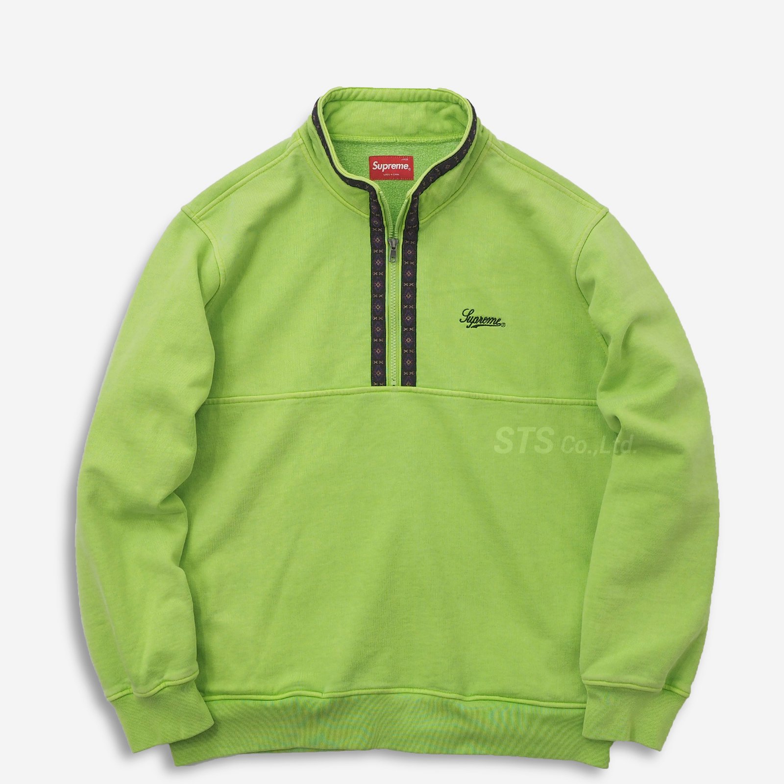 Supreme - Overdyed Half Zip Up Sweatshirt - UG.SHAFT